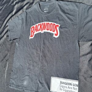 Backwoods Graphic Tee XL Black Red Logo Streetwear